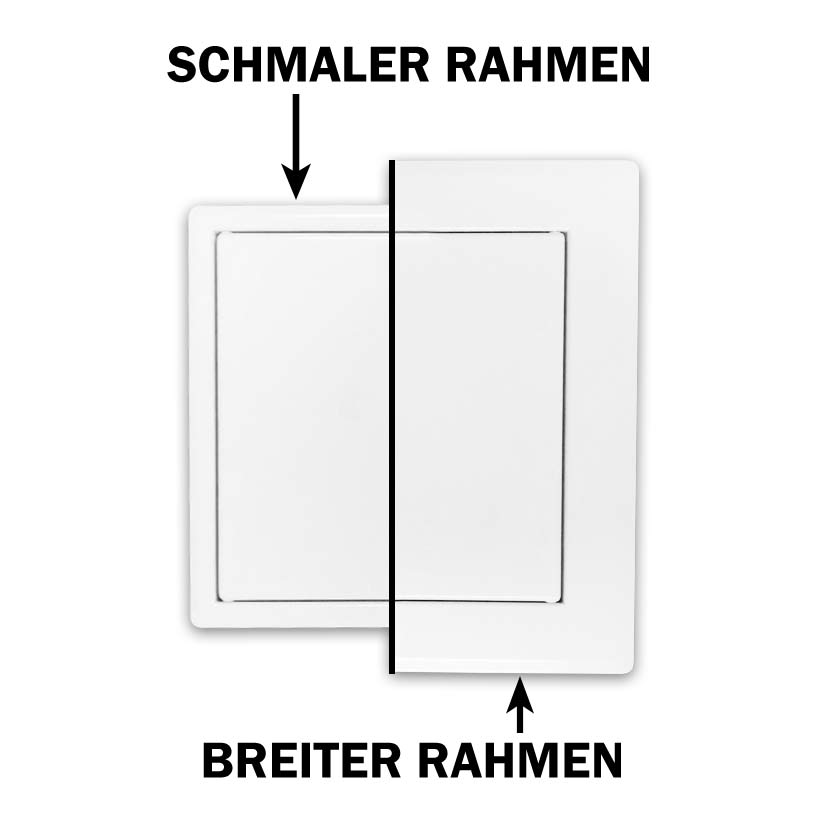 Einwurftür MDF-Holz - Weiß - 300x300 mm