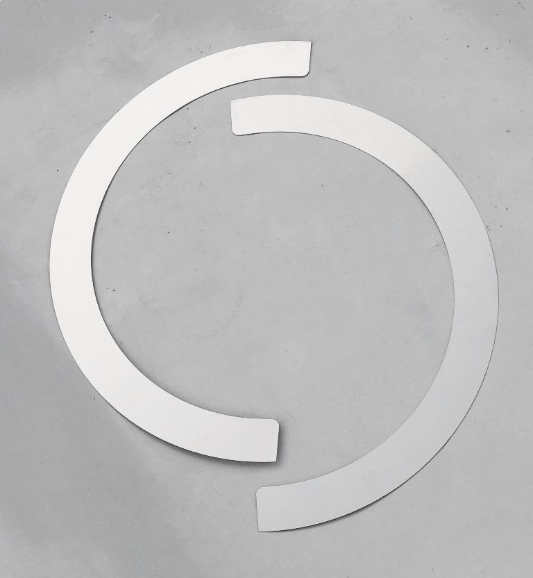 Abdeck-Ring für Säule u. Rohre