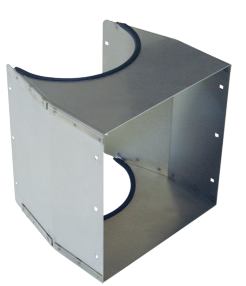 KG-Rohr Anbau-Schurre 300x300 mm