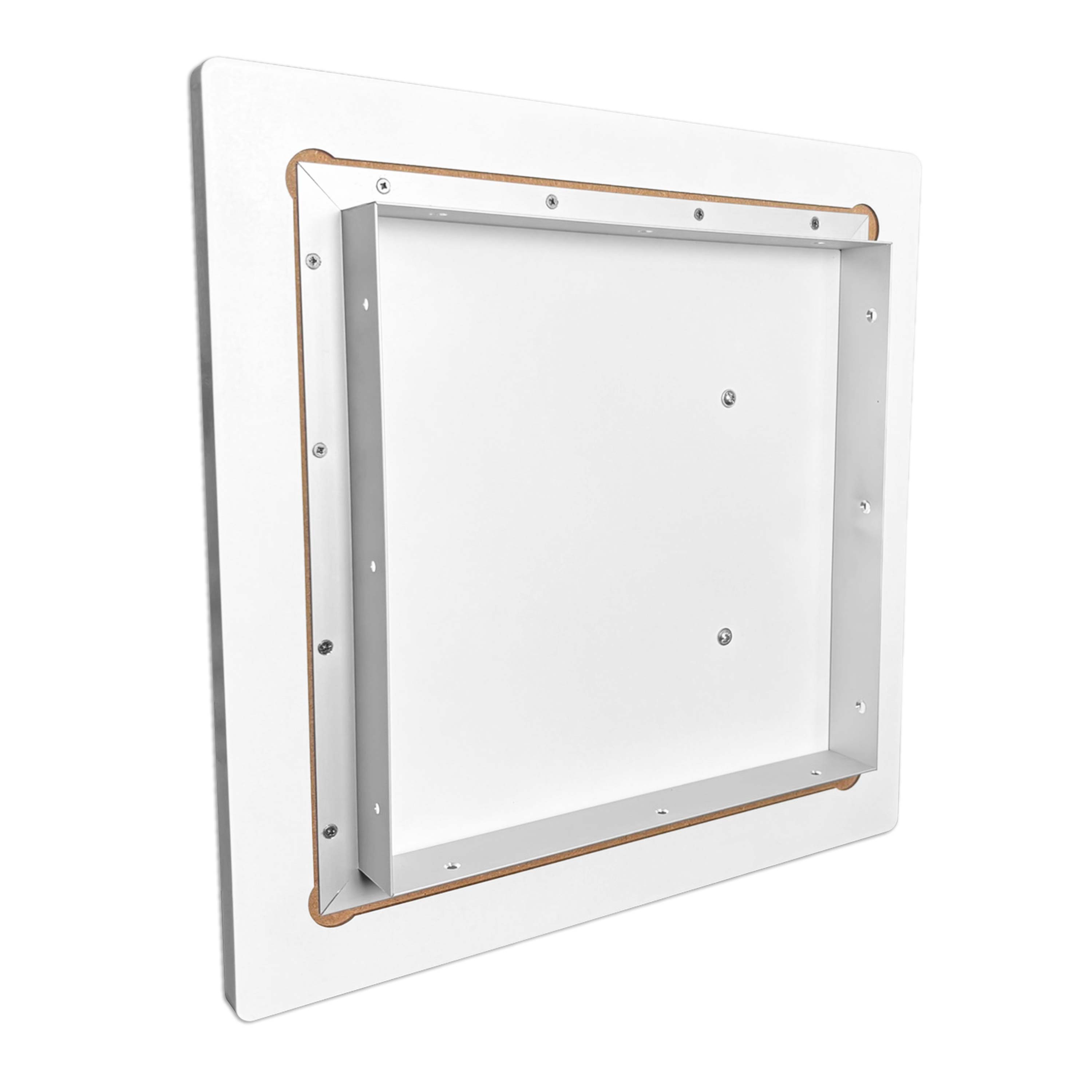 Einwurftür MDF-Holz - Weiß - 300x300 mm