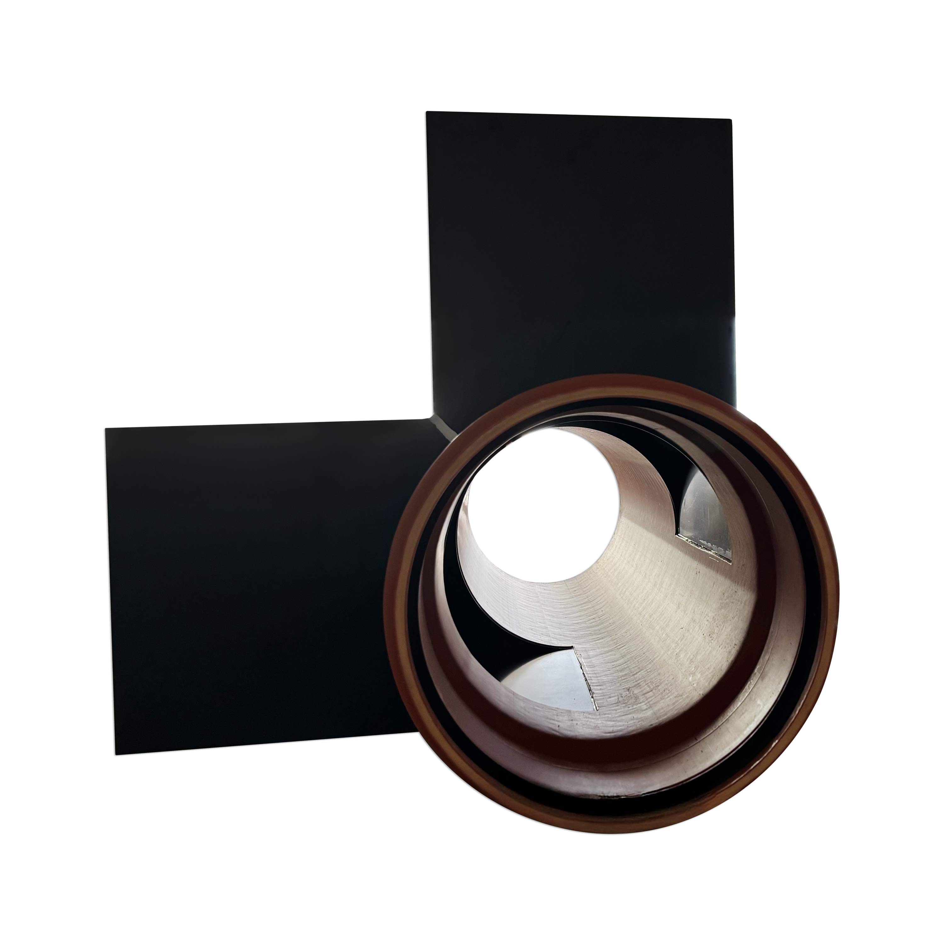 Sonder-Eck-KG-Schurrenrohr in ABS-PVC für KG-Rohre (250 mm oder 315 mm)