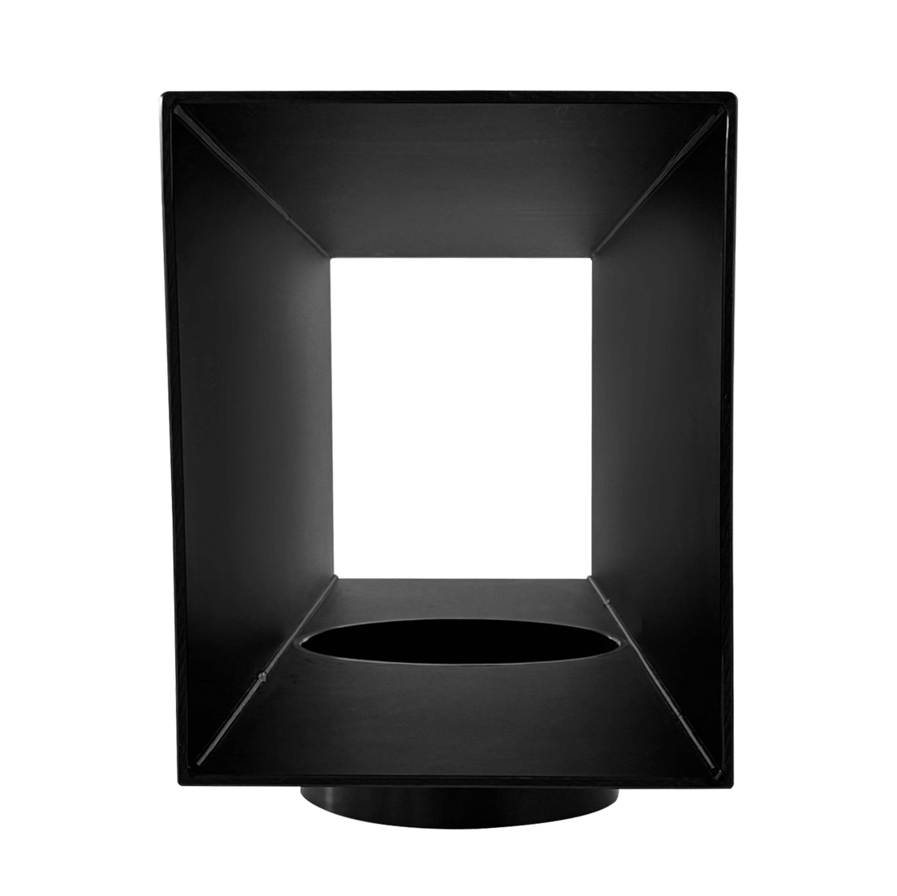 Sonder-Doppel-Schurre in PVC-schwarz für KG-Rohre 250mm od. 315mm