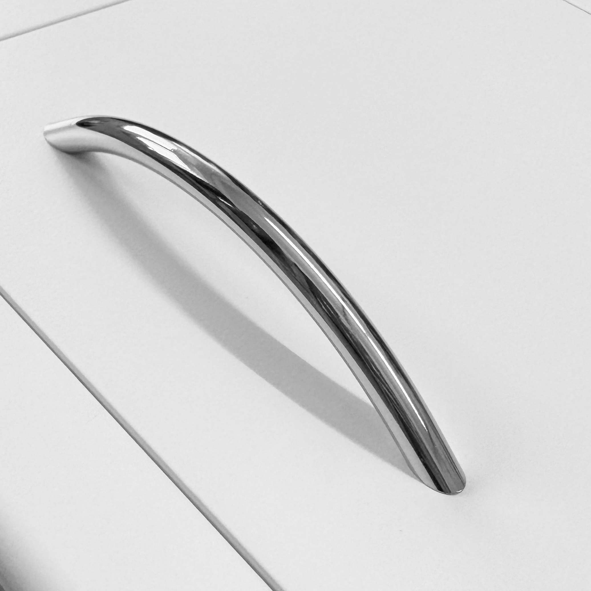 Einwurftür MDF Holz - Weiß - ohne Schloss - ⌀ 250 mm